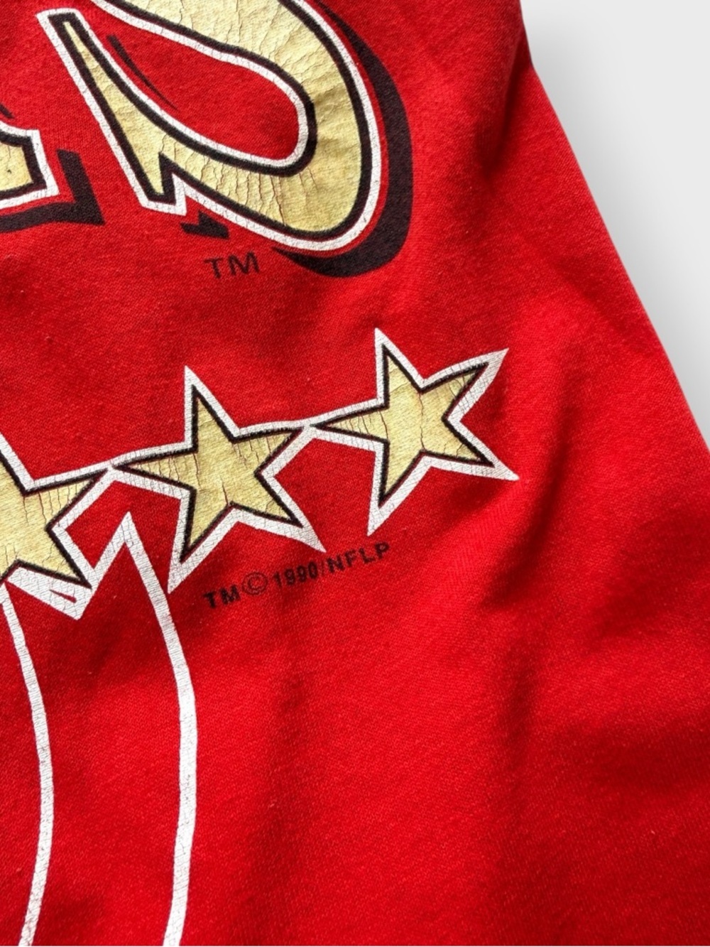Vintage 90s Stedman San Francisco 49ers Shirt, Single Stitch Football Montana M - Picture 3 of 6